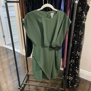 ASOS Asymmetrical Green Dress